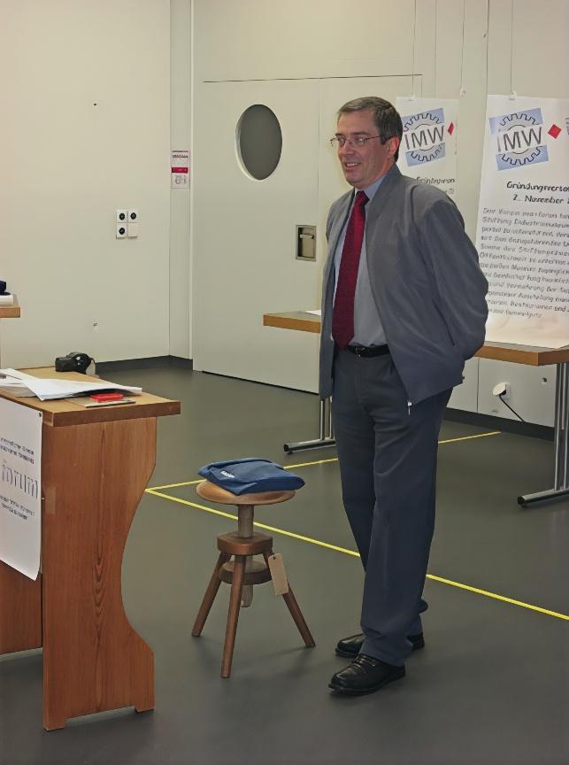 Gründung des Fördervereins imw Forum mit Fritz Degen